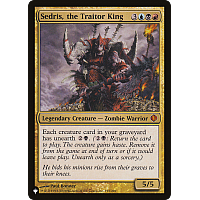 Sedris, the Traitor King