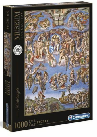 1000 bitar - Museum Collection: Michelangelo - Universal Judgement_boxshot