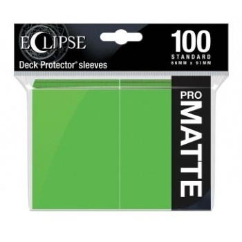 UP - Eclipse Matte Standard Sleeves: Lime Green (100 Sleeves)_boxshot