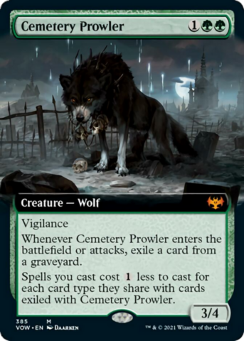 Cemetery Prowler (Foil) (Extended Art)_boxshot