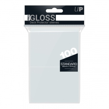 PRO-Gloss 100ct Standard Deck Protector® sleeves: Clear_boxshot
