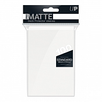 100ct Pro-Matte White Standard Deck Protectors