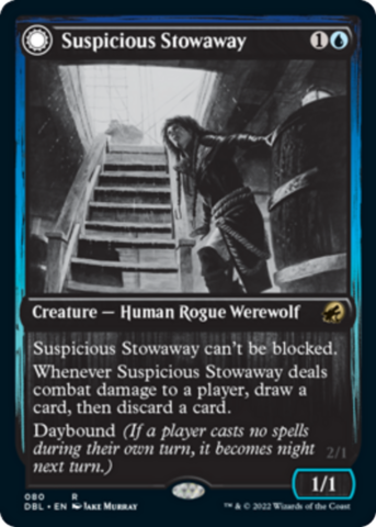 Suspicious Stowaway // Seafaring Werewolf (Foil)_boxshot