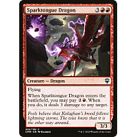 Sparktongue Dragon (Foil)