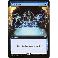 Preordain (Foil) (Extended Art)