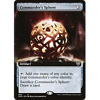 Commander's Sphere (Foil) (Extended Art)