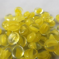 Glass Gaming Stones - Catseye Yellow (40)