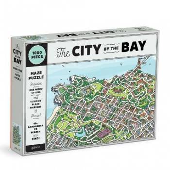 The City By the Bay 1000 Piece Maze Puzzle_boxshot