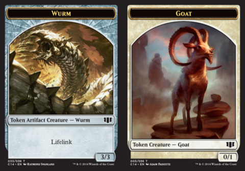 Wurm (Lifelink) // Goat [Token]_boxshot