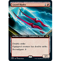 Lizard Blades (Foil) (Extended Art)
