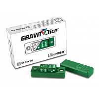 Gravity Dice D6 - Emerald - 2 Dice Set