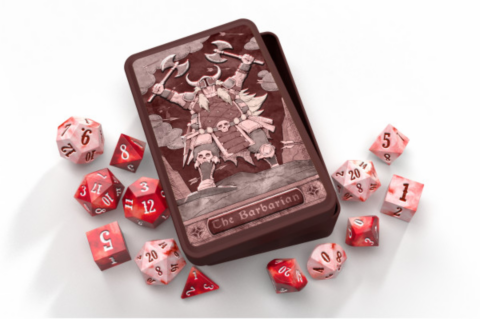 Class-Specific Dice Set Barbarian (Pathfinder and 5E)_boxshot