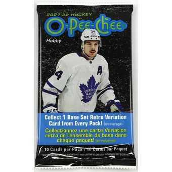2021-22 O-Pee-Chee NHL Hobby Pack Hockey Cards_boxshot