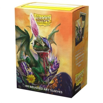 Dragon Shield Brushed Art Sleeves - Easter Dragon 2022 (100 Sleeves)_boxshot