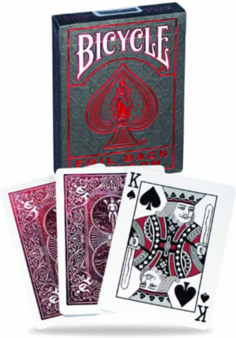Bicycle Metalluxe Crimson Playing Cards_boxshot