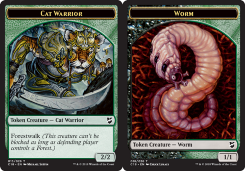 Cat Warrior // Worm [Token]_boxshot