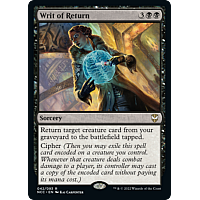Writ of Return (Foil)