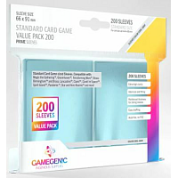 (66x91 mm) Gamegenic - Clear/Prime Standard Sleeves Value pack 200