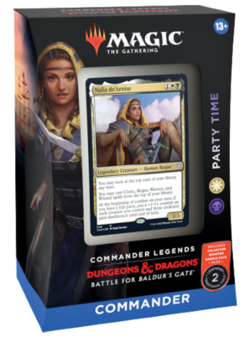 Magic The Gathering: Commander Legends: Battle for Baldur's Gate Commander Deck - Party Time_boxshot