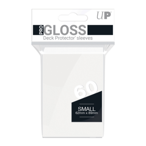 PRO-Gloss 60ct Small Deck Protector® sleeves: White_boxshot