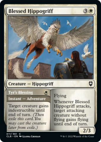 Blessed Hippogriff // Tyr's Blessing (Foil)_boxshot