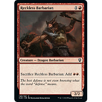 Reckless Barbarian (Foil)