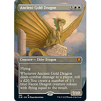 Ancient Gold Dragon (Foil) (Borderless)