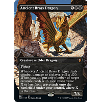 Ancient Brass Dragon (Foil) (Borderless)