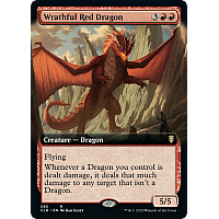 Wrathful Red Dragon (Foil) (Extended Art)