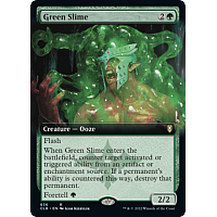 Green Slime (Foil) (Extended Art)