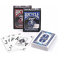 Bicycle Pro Deck Playing Cards 1 Deck (Slumpad färg mellan röd och blå baksida)