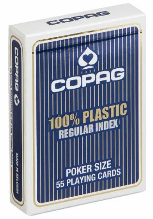  Copag Regular playing cards 100% Plastic (Blue)_boxshot