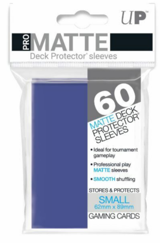 60ct Pro-Matte Blue Small Deck Protectors_boxshot