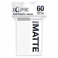 UP - Eclipse Matte Small Sleeves: Arctic White (60 Sleeves)