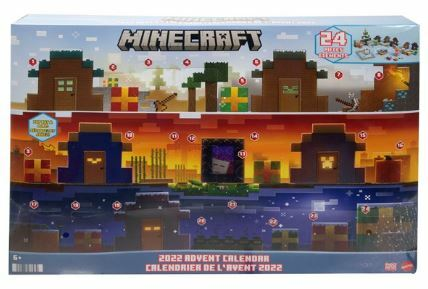 Minecraft Mob Head Minis 2022 Advents calendar (Julkalender)_boxshot