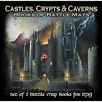 Castles Crypts and Caverns - Books of Battle Mats