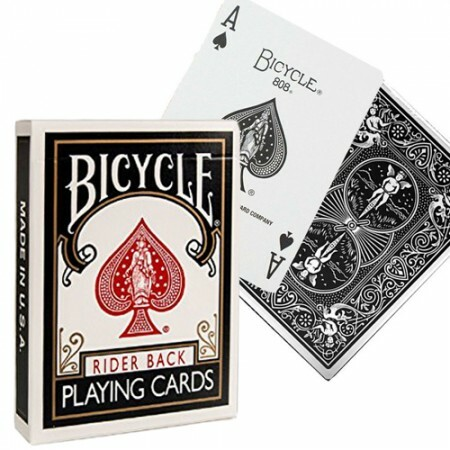 Bicycle Rider Standard poker cards (Black)_boxshot