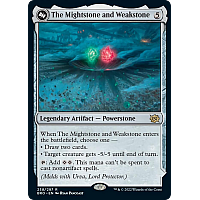 The Mightstone and Weakstone // Urza, Planeswalker (Foil) (Prerelease)