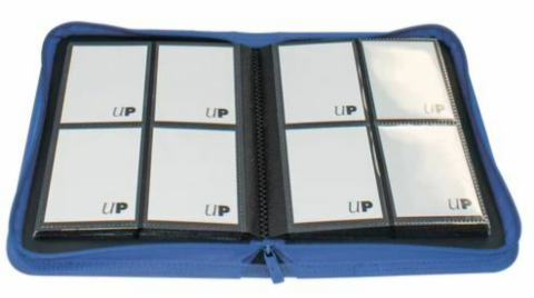 UP - Vivid:  4-Pocket Zippered PRO-Binder - Blue_boxshot