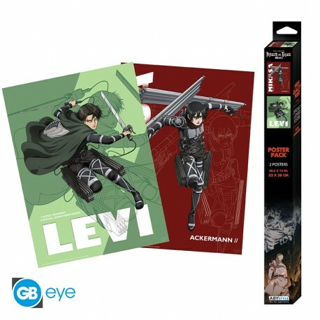 ATTACK ON TITAN - Set 2 Chibi Posters - Set 1 (52x38 cm)_boxshot