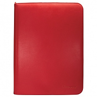 UP - Vivid:  9-Pocket Zippered PRO-Binder - Red
