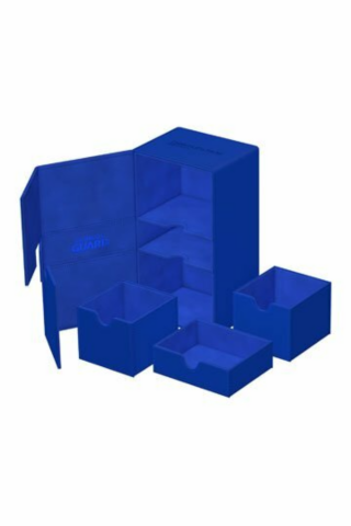 Ultimate Guard Twin Flip`n`Tray 200+ XenoSkin Monocolor Blue_boxshot