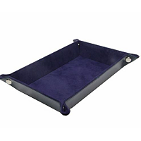 Folding Dice Tray - Blue/Purple