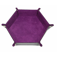 Six sided Folding Dice Tray - Purple