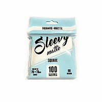 Sleevy SQUARE – matte (100 sleeves for 70x70 mm cards)