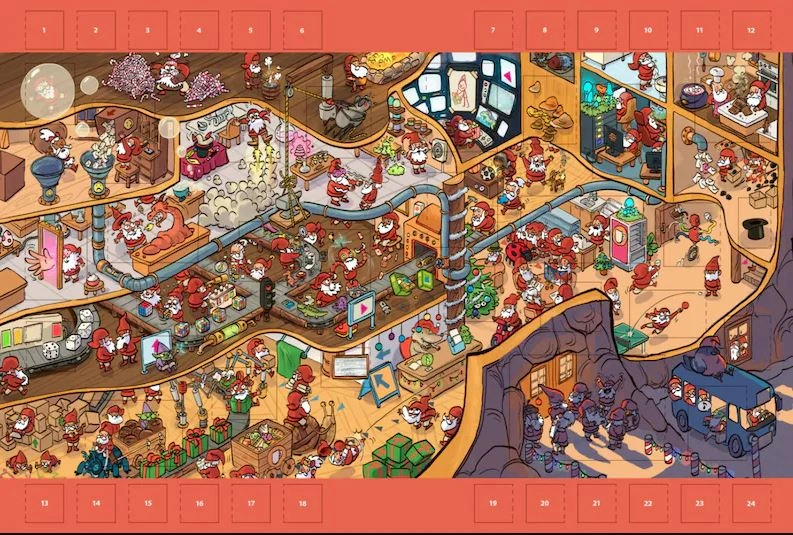 Mystery julkalender - Santa's Factory