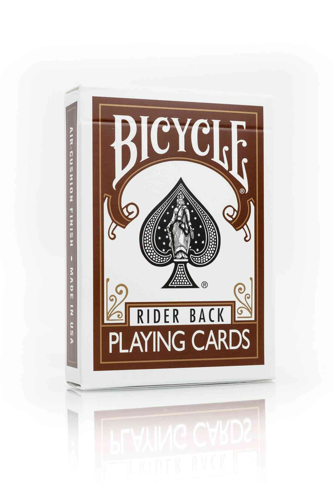 Bicycle Brown Rider Back cards