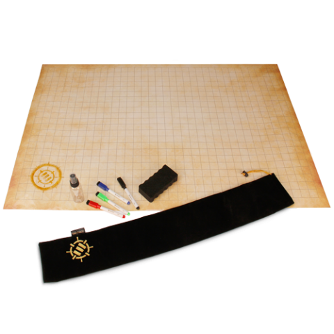 Tabletop RPG Grid Mat Campaign Kit