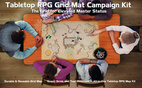 Tabletop RPG Grid Mat Campaign Kit