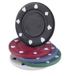 Pokerset med kortlekar, spelmatta och  200 marker (4 gram)